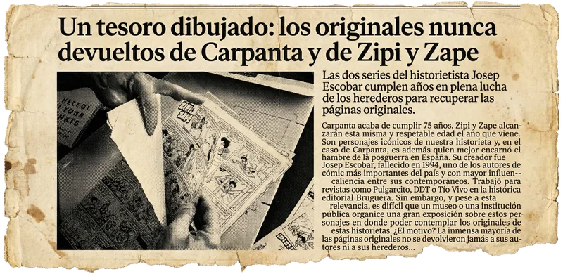 Artículo de La Vanguardia sobre Escobar y Bruguera